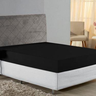 Imagem de Lençol Com Elástico Casal Nobre Viúva 1 Peça 30cm De Altura Malha 100%