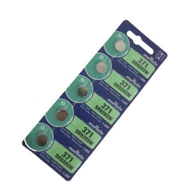 Imagem de Bateria Sony/Murata 371SR 920 SW Bateria para Relógio 5 Unidades