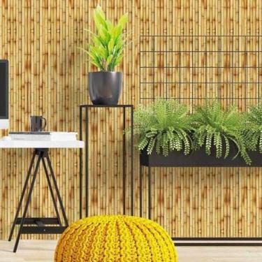 Imagem de Papel de parede autoadesivo bambu 45x500 - AMIGOLD