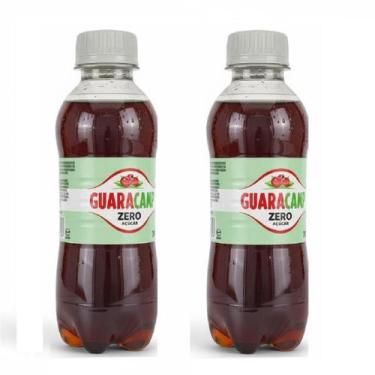 Imagem de Kit 12 Guaracamp Zero Açúcar Guaraná Natural 200Ml Garrafa