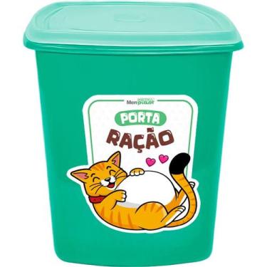 Imagem de Pote De Ração Cachorro Gato 6 Litros Comida Pet Porta Ração - - Menpla