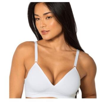 Imagem de Sutiã Com Bojo Trifil Daily Reforçado Sem Costura 4936, Branco, P