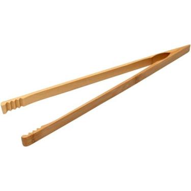 Imagem de Pinça Culinária Reta de Bambu Multiuso 36CM - Mimo Style