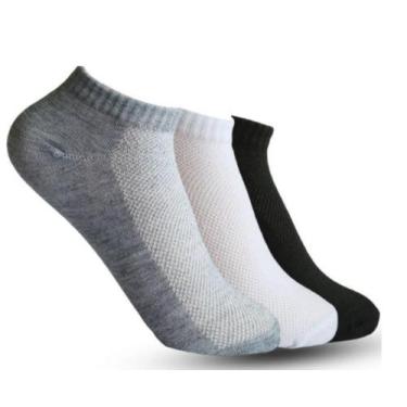 Imagem de Kit 18 Pares de Meia Masculina Esportiva Soquete Cano Curto - Saratex,