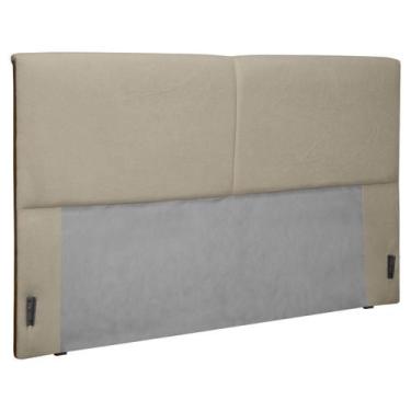 Imagem de Cabeceira Estofada Napole 207cm Cama Box King Size Bouclê - SOFA STORE