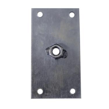 Imagem de Kit 2 Chapinhas Reta Com Tubo Pés Palito Rosca 5/16 Zincada