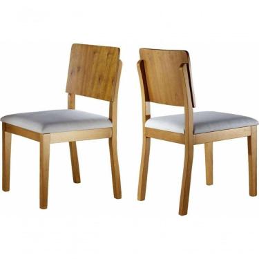 Imagem de Cadeiras Para Mesa De Jantar Madeira Maciça - Vitoria - Móveis Mundial