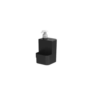 Imagem de Dispenser Para Detergente e Esponja Trium Compact 500 ml - Ou, Preto
