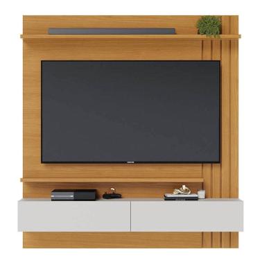 Imagem de Painel para Tv Home Suspenso Juriti 1.5 Naturale Off White Matte - Colibri