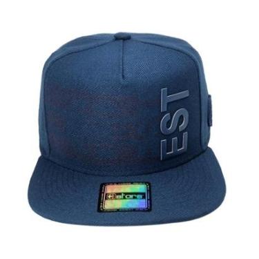 Imagem de Boné E-STARS Ilusion Aba Reta Azul Marinho-Masculino