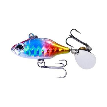 Imagem de Iscas De Pesca De Inverno 5.2cm 8.5g Vibração Rotativa De Metal Iscas 