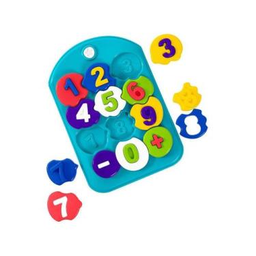 Imagem de Brinquedo Educativo Puzzle Mania Números TaTeTi - Tateti / Calesita Br