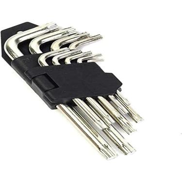 Imagem de Western Jogo Chave Torx Curta Com 9 Peças T10 A T50