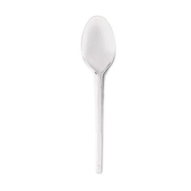 Imagem de Colher Refeição Reforçada Cristal 1000 Unidades - STRAWPLAST