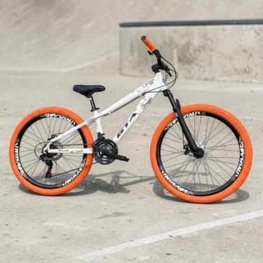 Imagem de Bicicleta 26 Gta Rebel 21v Freeride Downhill Aros Vmaxx Pneu Flame Freio a Disco-Unissex