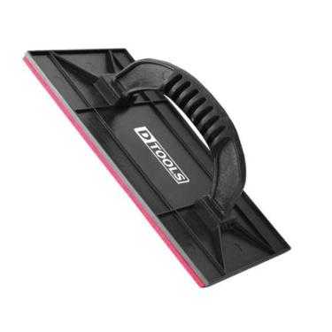 Imagem de Desempenadeira Plástica 15x26cm Com Borracha Reforçada - Ideal Para Massa Fina E Acrílica