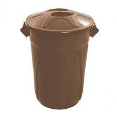 Imagem de Cesto de Lixo Tipo Balde 60L com Tampa Basculante para Cozinha e Área de Serviço