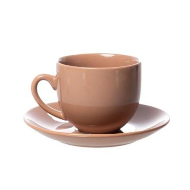 Imagem de Xicara pires Chá Porcelana Caramelo Mix and Match -L Hermitage - L'Her