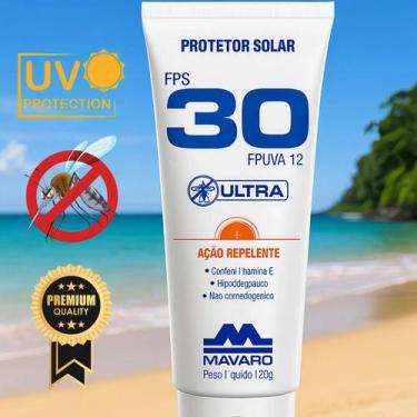 Imagem de Protetor Solar FPS 30 Ação Repelente Mavaro