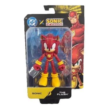 Imagem de Sonic e DC Liga da Justiça - Boneco Articulado Sonic The Flash 12cm  S