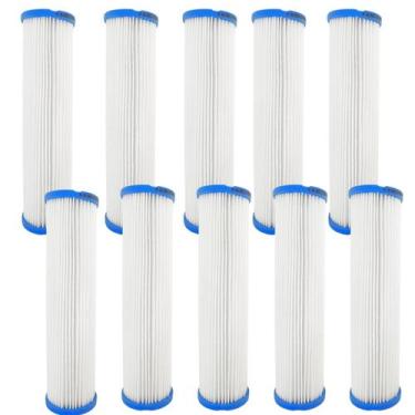 Imagem de Kit Com 10 Elementos Plissados 9 3/4 1/2 - AQUAPLUS