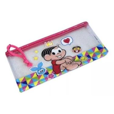 Imagem de Estojo Necessaire Turma da Mônica 10x20cm Infantil-Feminino