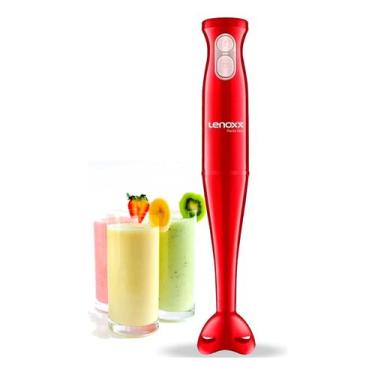 Imagem de Mixer Lenoxx Misturador Bebidas Mix Vermelho 200w, 110V