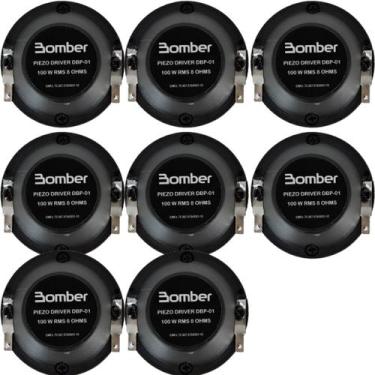 Imagem de Kit 8 Drivers Bomber DBP01 100W RMS 8 Ohms Para Som Automotivo Potente