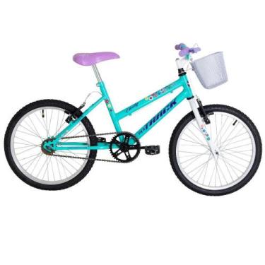 Imagem de Bicicleta Aro-20 Track Cindy Com Freio V-Brake Nylon e Cesta Dianteira