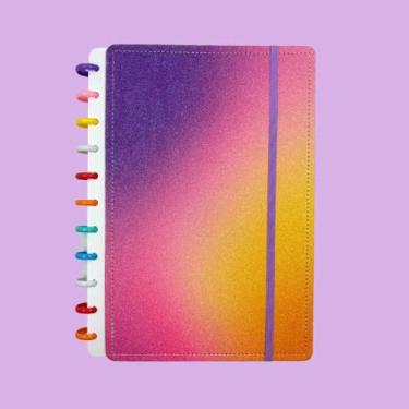 Imagem de Caderno de Disco 30x21cm Glitter GG - Importados, 1