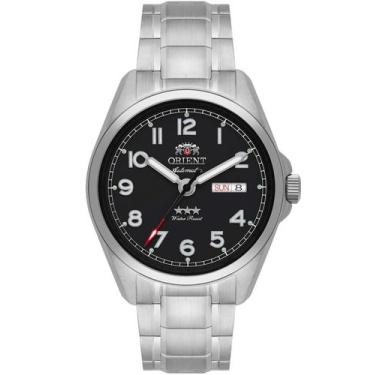 Imagem de Relógio Orient Automático Masc Prata/Visor preto YN6SS006