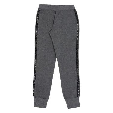 Imagem de Calça Moletom Infantil Menina Pulla Bulla Ref. 47413, Cinza, 10