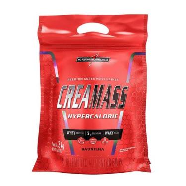 Imagem de Creamass Hipercalórico com Creatina - 3000g Baunilha - IntegralMédica 
