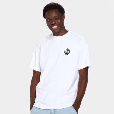 Imagem de Camiseta Öus Logo Masculina, Branco, GG