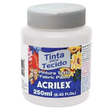 Imagem de Tinta Tecido Acrilex Fosca 250 ml Branco 04125 519  04125 519