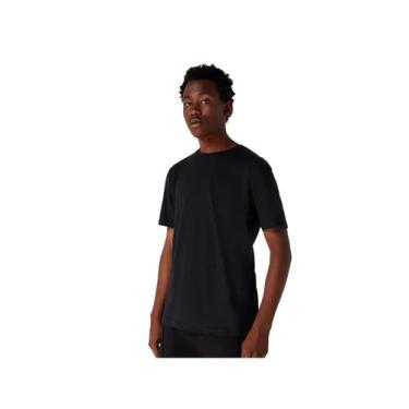 Imagem de Camiseta Hering Masculina Meia Manga 022b Preto N1007S, M, Preto n1007
