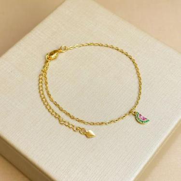 Imagem de Pulseira Feminina com Pingente de Melancia Delicado Magali - Vorax Wom