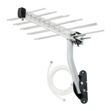 Imagem de Antena Digital Log 20 Aquário Periódica 4k C/Suporte Cabo