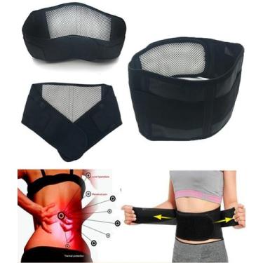 Imagem de Cinta Lombar Ortopédica Magnética Turmalina Saúde Terapia Gg - Lullu P