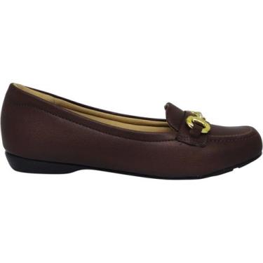 Imagem de Sapato Mocassim Feminino Casual Dia a Dia Passeio Trabalho Calce Fácil