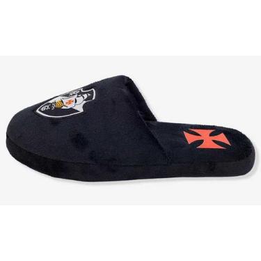 Imagem de Chinelo de quarto Futebol Vasco da Gama Licenciado Tamanho: 36/38Cor:p