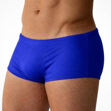 Imagem de Sunga Masculina John Skull com Bojo Anatômico Frontal, Azul, P