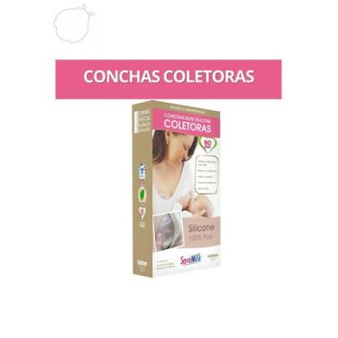 Imagem de Concha coletora p/ amamentação c/ base em silicone savemilk