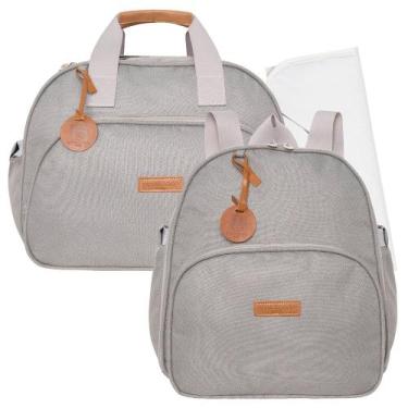 Imagem de Kit Bolsas Maternidade Pirulitando G+M+T Essência Cinza - Pirulitando 