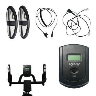 Imagem de Painel Visor LCD Bicicleta Spinning Medidor Cardíaco Preto Leva Pra Casa