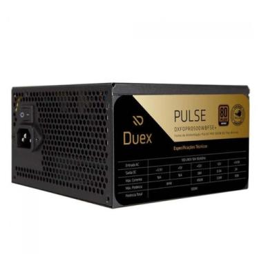 Imagem de Fonte ATX 500W Duex Pulse Pro 80 Plus Bronze PFC Ativo, Bivolt