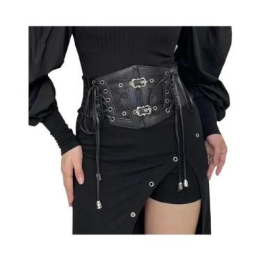 Imagem de Cinto Espartilho de Renda Plus Size - Faixa Elástica Larga - Estilo Go