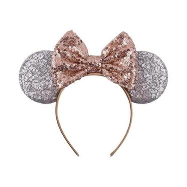Imagem de Tiara De Orelhas De Leopardo Para Meninas, Faixa De Cabelo Com Laço Mo