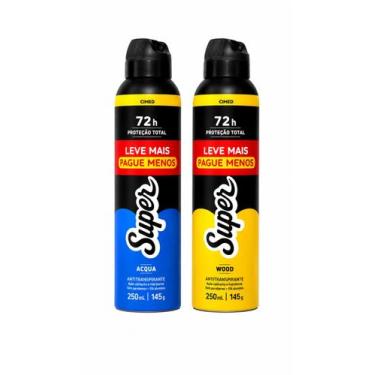 Imagem de Kit Desodorante Cimed Super Acqua + Wood 250ml
