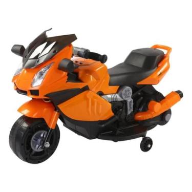 Imagem de Mini moto elétrica infantil 6v até 25kg bw232 cor:laranja - Importway,